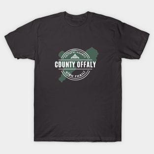 County Offaly Map T-Shirt